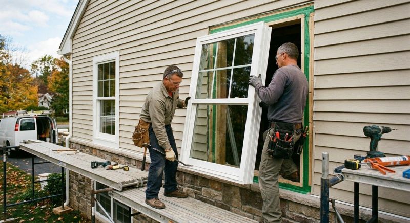 Awning Windows Installation in Boston, MA