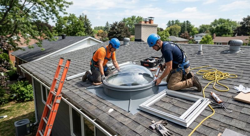 Dome Skylight Installation in Kent, WA