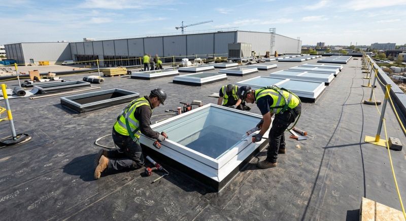 Commercial Skylight Renovation in Kent, WA