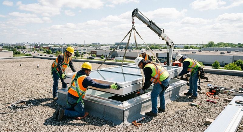 Commercial Skylight Renovation in Napa, CA