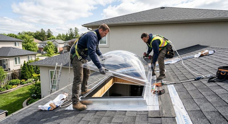 Dome Skylight Installation in Napa, CA